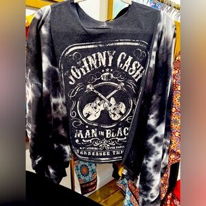 Johnny Cash Upcycled Tshirt